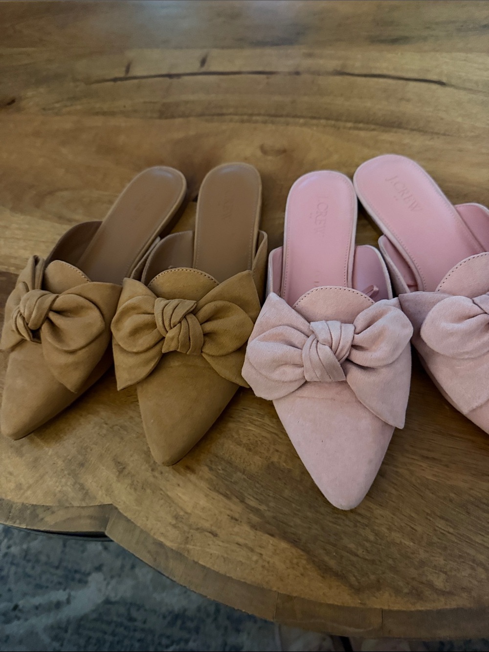 Women’s Pointed Bow Mules - J-CREW - Picture 1 of 6